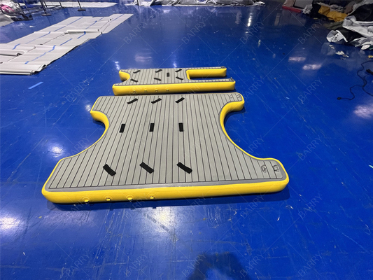 Drop Stitch Nawigacyjna Platforma Pływająca Dock, Nawigacyjna U Dock Stacja Nawigacyjna Do Łodzi I Jet Ski