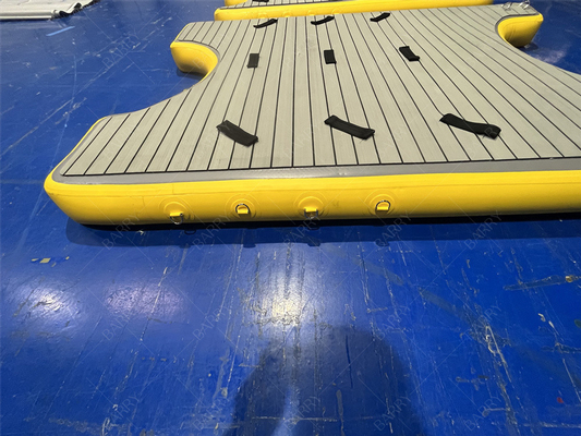 Drop Stitch Nawigacyjna Platforma Pływająca Dock, Nawigacyjna U Dock Stacja Nawigacyjna Do Łodzi I Jet Ski
