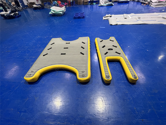 Drop Stitch Nawigacyjna Platforma Pływająca Dock, Nawigacyjna U Dock Stacja Nawigacyjna Do Łodzi I Jet Ski