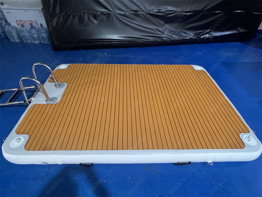 Schody ze stali nierdzewnej 3x2x0.2m Płynne Jet Ski Dock Pontoon do parkowania łodzi