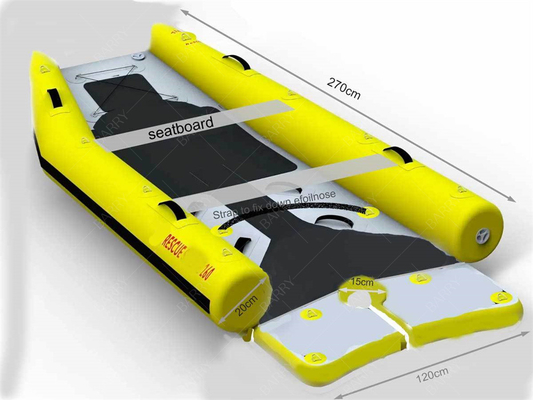 Small Kayak Inflatable PVC Power Sailing Ce Light Weight Katamaran Sailboat Hypalon Inflatable Boat Katamaran