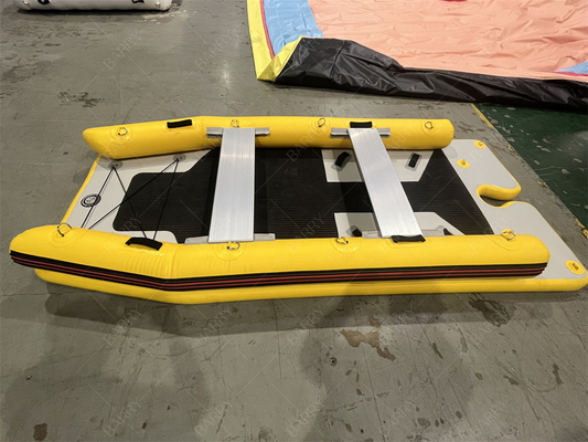 Small Kayak Inflatable PVC Power Sailing Ce Light Weight Katamaran Sailboat Hypalon Inflatable Boat Katamaran