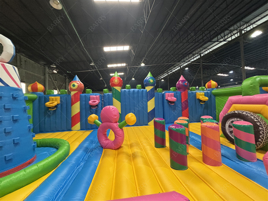 Zindywidualizowany World'S Biggest Kids Indoor Bounce House Parku rozrywkowym Nawierzchnia na powietrze