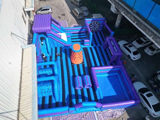 Commercial Outdoor Playground Games Park Bounce House Nawierzchnia na powietrze Park dla dorosłych Dzieci