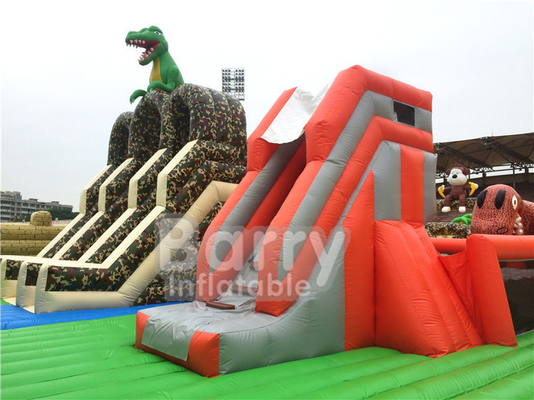 1600m2 Największy nawierzchniowy park rozrywki w świecie Dinosaury w pomieszczeniu zewnętrznym Duży skok z grą sportową