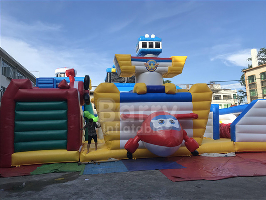 Super Wings Bounce Playground Park rozrywkowy Karykatura Wnętrze Nawierzchnia do zabawy