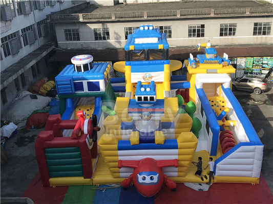 Super Wings Bounce Playground Park rozrywkowy Karykatura Wnętrze Nawierzchnia do zabawy