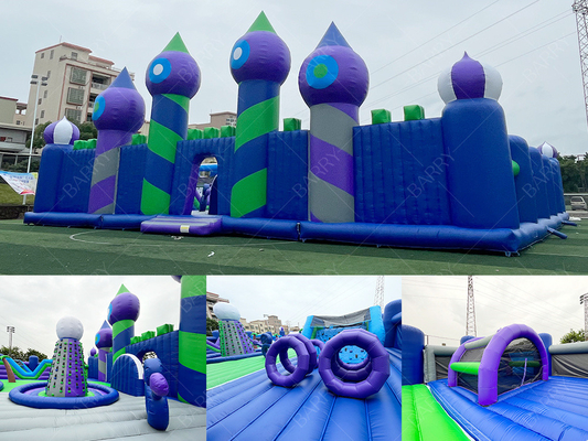 30x30m Duży Park Rozrywki Bounce Nawierzchnia Płynna Park Tematyczny Bounce House Play Area Gra