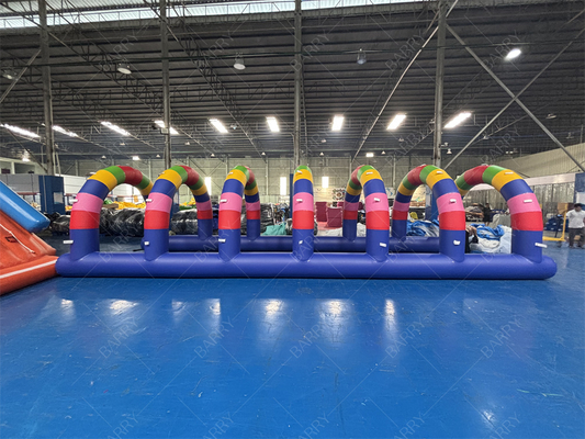 Nadmuchiwany tunel wodny z rozpylaczem 10m na letnie imprezy