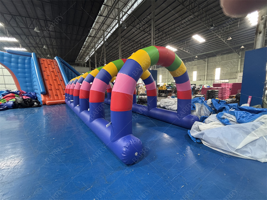 Nadmuchiwany tunel wodny z rozpylaczem 10m na letnie imprezy