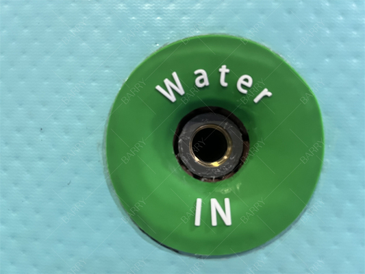 Komercyjny kolorystyczny kolor Pvc Dwf dla dzieci Basen z pokrywą Nadmuchany basen Drop Stitch Tkanina basen wodny