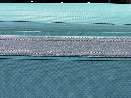 Komercyjny kolorystyczny kolor Pvc Dwf dla dzieci Basen z pokrywą Nadmuchany basen Drop Stitch Tkanina basen wodny