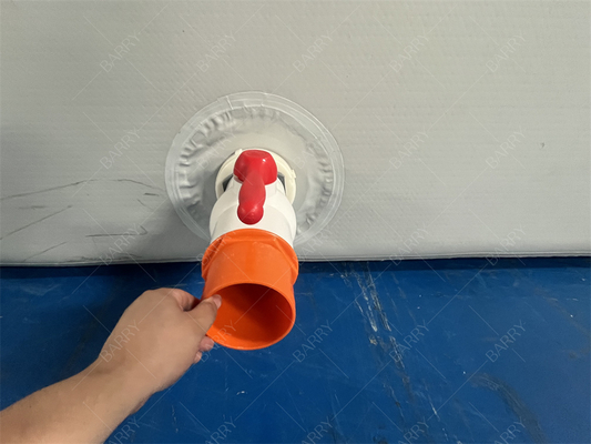 Bezpieczeństwo Gorąca kropla szwy Tkanina Nowy materiał Nadmuchany na zamówienie Szary Nadmuchany Pool Ball Pit dla dzieci