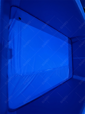 Niebieska Wanna Lodowa Dostosowana do Indywidualnych Potrzeb z PVC Drop Stitch, Nadmuchiwany Basen z Pokrywą dla Dzieci