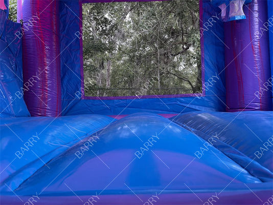 Komercyjna dmuchana zjeżdżalnia wodna Combo Bouncer Jednorożec Skoczek Skakanie Księżyc Dmuchane Zamki Domki do Skakania