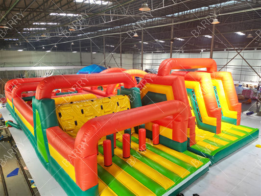 Customized Commercial Inflatable Bouncy Obstacle Course Playground Exciting Fun for All Ages