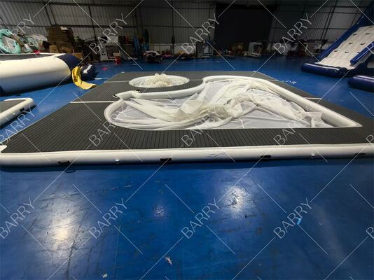 Nowa kolekcja niestandardowy przenośny pływający Ocean Sea Basen z siecią