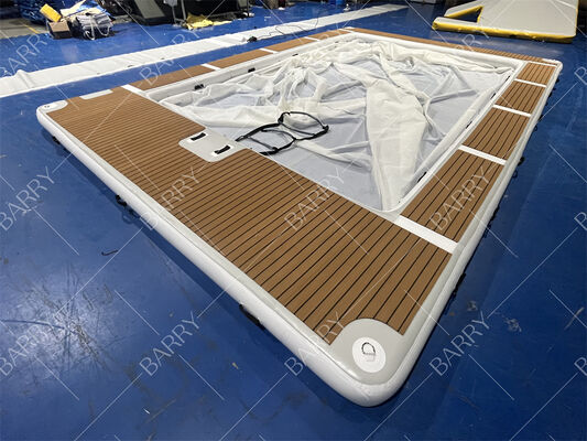 Letnia nadmuchiwana tuba z dzianiny wpuszczanej, dmuchany basen w kształcie meduzy, jachtu, basen w kształcie meduzy z siatką