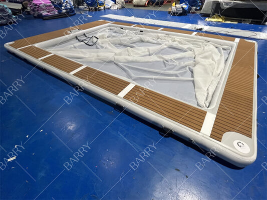 Letnia nadmuchiwana tuba z dzianiny wpuszczanej, dmuchany basen w kształcie meduzy, jachtu, basen w kształcie meduzy z siatką