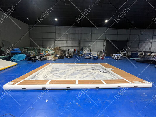 Letnia nadmuchiwana tuba z dzianiny wpuszczanej, dmuchany basen w kształcie meduzy, jachtu, basen w kształcie meduzy z siatką