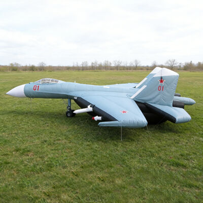 Dron zwiadowczy do użytku zewnętrznego, wojskowy helikopter, nadmuchiwany myśliwiec, atrapa