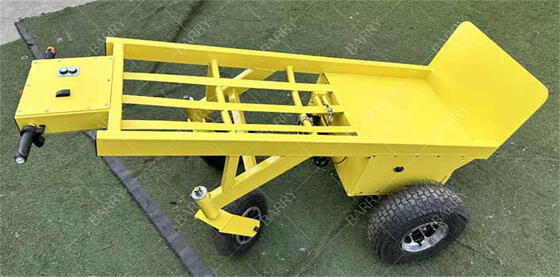 Elektryczny 4-kołowy ciężki wózek ręczny Dolly z kołkiem do podnoszenia nafalowych domów odbiłowych