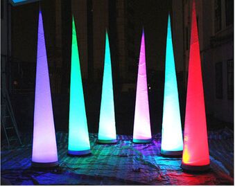 Sex Tube 8 Led Lighing Nadmuchiwana kolumna zmienia kolor dla Diaplay