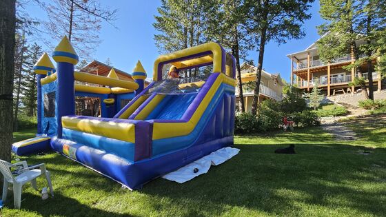 Nadmuchiwany plac zabaw z PVC dla dzieci / Zamek dmuchany