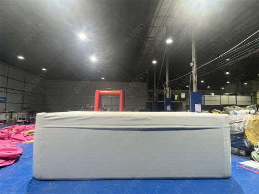Prostokątny basen dmuchany dla dzieci z tkaniny Drop Stitch DWF z pokrywą