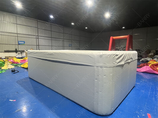 Prostokątny basen dmuchany dla dzieci z tkaniny Drop Stitch DWF z pokrywą