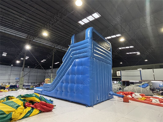 Nadmuchiwaną zjeżdżalnia z basenem dla dzieci "Commercial Blue Wave" z PVC do użytku domowego