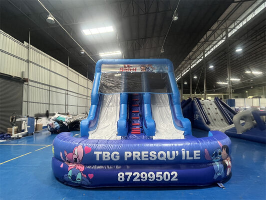 Lilo & Stitch Tematyczny Trójpasmowy Ślizgowiec Nadmuchowy