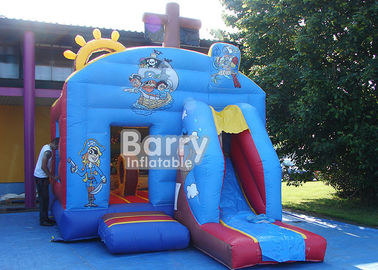 Cool Style Commercial Pirate Ship Nadmuchiwane Bounce House Combo UL Lead Free