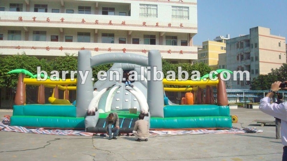 680 g / cm2 nadmuchiwany park rozrywki dla dzieci Funny Combo Bouncer Slide