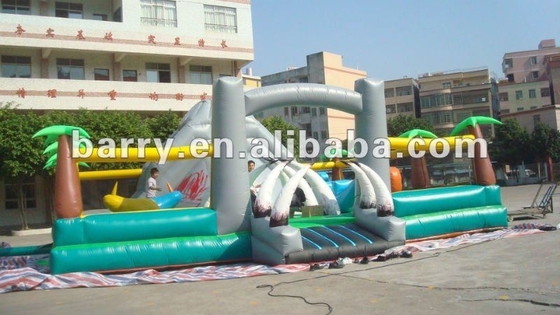 680 g / cm2 nadmuchiwany park rozrywki dla dzieci Funny Combo Bouncer Slide