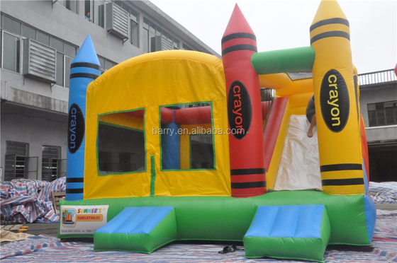 Plandeka Jumping Bouncy Castle Bouncer Gra slajdów Inflatable Combo