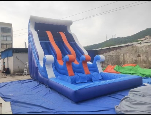 Park rozrywki Nadmuchiwana zjeżdżalnia wodna Blow Up Bouncy Slide