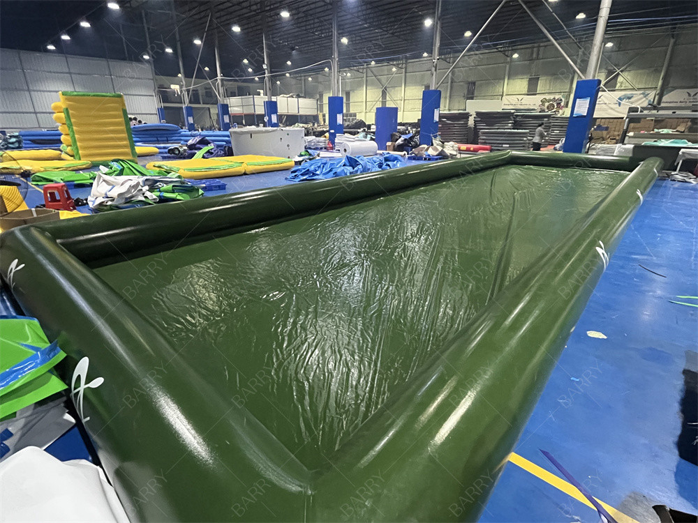 Rodzinny użytek składany Park Wodny Piłka Gry Zielony Nadmuchowy Basen Wodny Do Łodzi Paddle