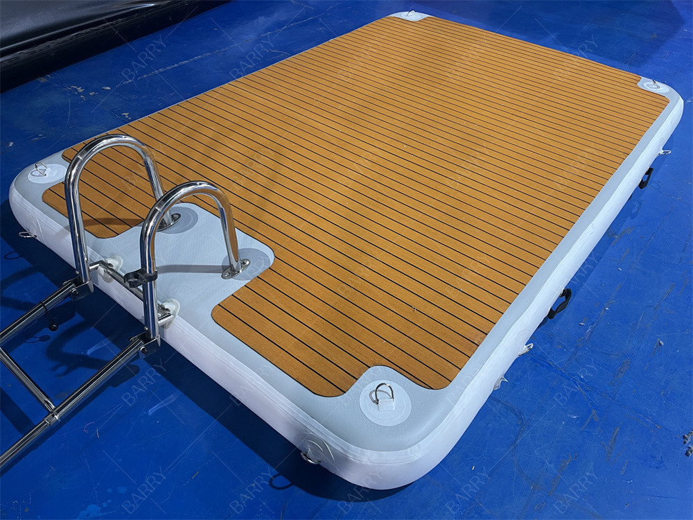 Schody ze stali nierdzewnej 3x2x0.2m Płynne Jet Ski Dock Pontoon do parkowania łodzi