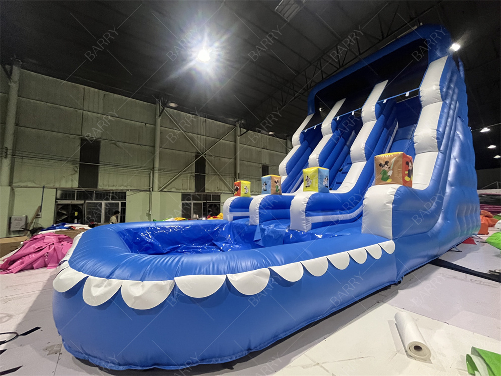 Park rozrywki ogród na zewnątrz duży dziecięcy podwójny zjeżdżalnik wodny dla nastolatków podwórko