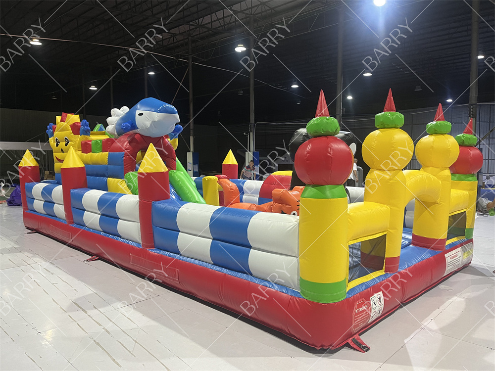 Newest Large Clown Bouncer Outdoor Amusement Park Inflatable Playground Party Rental Giant Castle For Kids Play