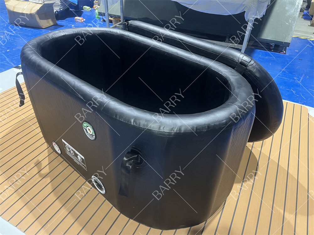 Wysokiej jakości nadmuchiwany basen do lodowatej kąpieli Drop Stitch do terapii regeneracyjnej, zimnej kąpieli