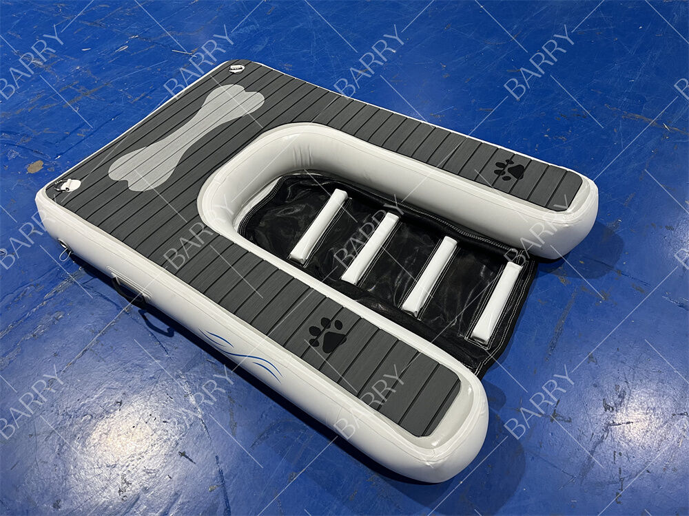 Płynna rampa dla psów składana platforma dla zwierząt domowych woda pływający dok z antypoślizgowym EVA