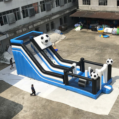 Plandekowa nadmuchiwana zjeżdżalnia kombi Sportowa przeszkoda Bounce House dla dorosłych i dzieci