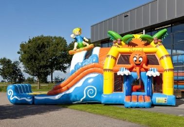 0.55mm PVC Beach Super Bouncer Slide Combo Medium z basenem