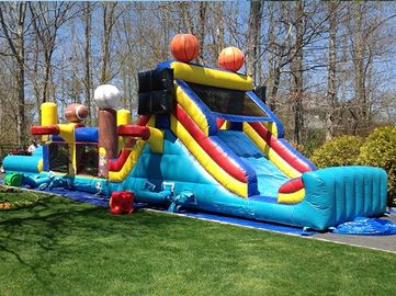 Sport Arena Handlowy dmuchany tor przeszkód Blow Up Water Obstacle Course