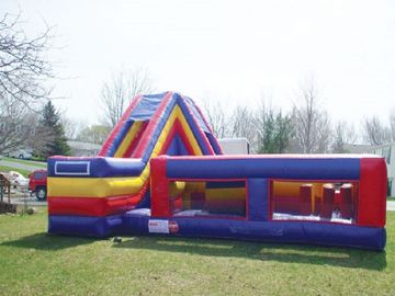 Ultimate Survivor Inflatable Floating Obstacle Course With Cliff Slide Do budowania zespołu
