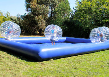 Niestandardowe zabawki dmuchane na zewnątrz Funny Blow Up Body Bumper Arena z basenem dla rodziny