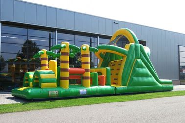 Platon PVC Green Rent Nadmuchiwany tor przeszkód podwórku nadmuchiwane zabaw na świeżym powietrzu