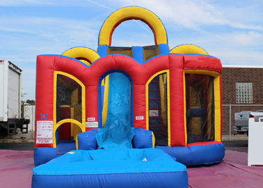 Bezpieczeństwo Aqua Blaster Inflatable Combo Slide z tor przeszkód do grania